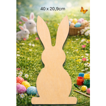 Królik 5 40cm, królik 40cm, sklejka 3mm